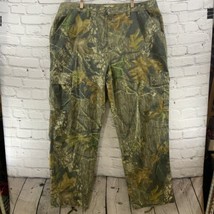 Mossy Oak Camo Cargo Pants Mens Sz XL Green  - £19.43 GBP