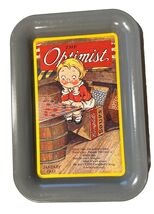 Vintage 1997 Cambell’s Kids Tin Serving Tray - Optimist Gray - $103.11 MXN