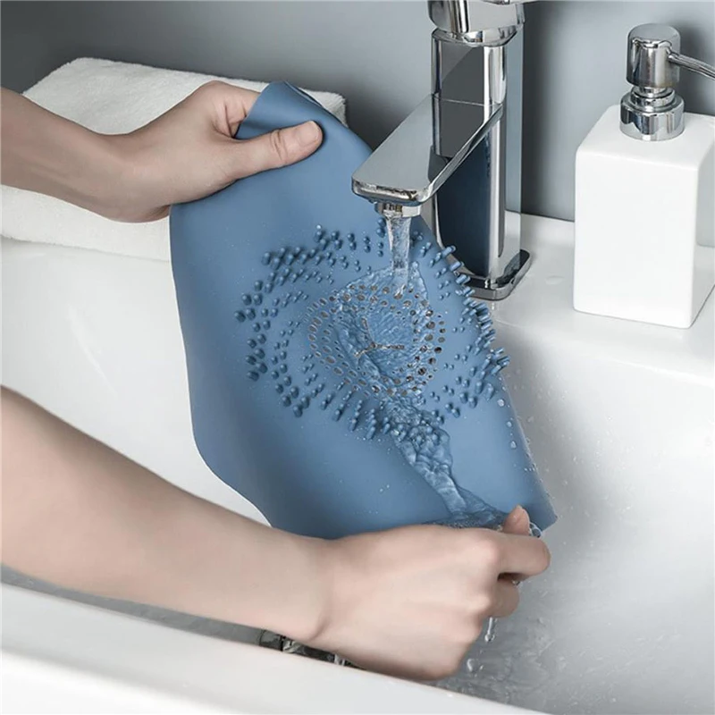 House Home A Silicone Drain Hair Catcher Kitchen Sink Strainer Bathroom ... - £19.30 GBP