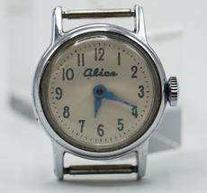 Alice Ladies Mechanical Winder Watch Silver Tone - £15.25 GBP