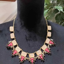 Womens Fashions Multicolor Glass Shape Stone Colored Necklace with Lobster Clasp - $35.00