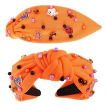  Halloween Theme Enamel Charm Top Knot Headband - €30,21 EUR