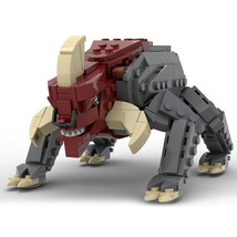 BuildMoc Reek Beast Mammal Model with Horns 487 Pieces Building Toys fro... - £22.99 GBP