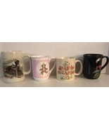 Vintage Lot of 4 Mugs Cups Gibson Greeting Cards Otagiri Train Bear Bird... - $37.67 CAD