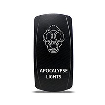 CH4X4 Rocker Switch Apocalypse Lights Symbol 6 - Blue Led - £12.69 GBP