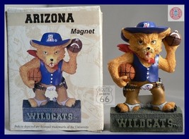 Arizona Wildcats Football Basketball 3 D Mascot Magnet - $10.34