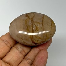 67.4g, 2.2&quot;x1.7&quot;x0.8&quot; Picture Jasper Palm-Stone Gemstone Home Decor, B20294 - £4.15 GBP