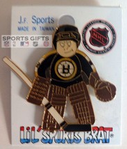 BOSTON BRUINS GOALIE HOCKEY JERSEY HAT PIN OLD STOCK NHL LICENSED FREE S... - $12.63