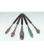 Superbe Art Nouveau/Art Déco Anglais Sterling Ouvre-Lettre Lot De 5 - €760,94 EUR
