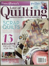 Fons Porters Love Of Quilting Vintage Magazine September/October 2014 Fall Quilt - £7.85 GBP
