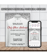 Chef Invitation & Social Media Template - Party - Editable in Canva - $11.99