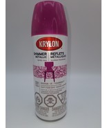 Krylon Shimmer Metallic Spray Paint Candy Razz 11.5 Oz New - $33.46