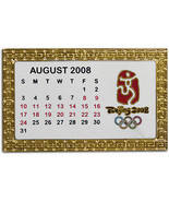 Beijing,China 2008 Summer Olympic calendar pin FREESHIP - £9.80 GBP