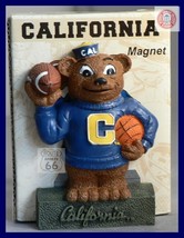 California Golden Bears Football Basketball 3 D Magnet  - £6.49 GBP