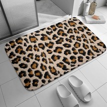 Leopard Non-Slip Bath Mat Soft Washable 16x24 - $41.57