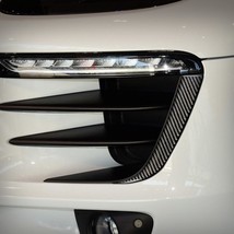 Car Styling Front Headlight Eyebrow Strips Cover Trim For  Macan 2014-20... - £54.83 GBP