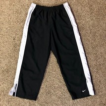 Nike Capri Athletic Pants Womens M (8-10) Used Black White - £12.74 GBP