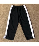 Nike Capri Athletic Pants Womens M (8-10) Used Black White - £12.19 GBP