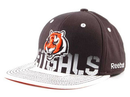 Cincinnati Bengals Football Hat Cap Sideline Reebok Fit - £14.78 GBP