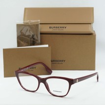 BURBERRY BE2346 3403 Bordeaux 51mm Eyeglasses New Authentic - £66.01 GBP