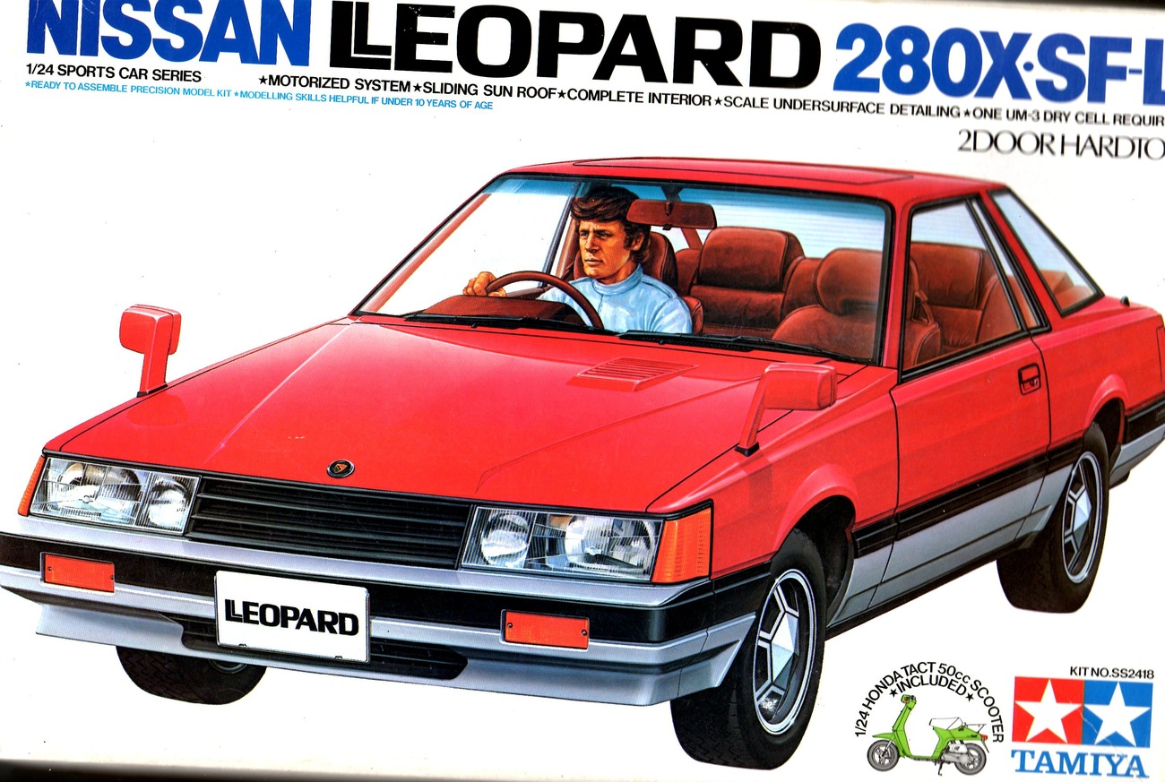Model Car Nissan 1980 - Leopard 280X-SF-L  2 Door Hardtop Model Car kit - $17.00