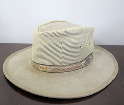 Men’s Aussie Safari Hat, Mesh Vented Australian Tobwabba Art Outback, Me... - $57.42