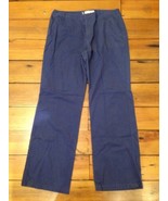 Kohl&#39;s SO Rip Stop Dark Navy Blue 100% Cotton Womens Pants 13 35&quot; 35x32 - £14.94 GBP