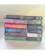 Lot 6 Steven Saylor Ancient Rome Historical Mystery &amp; Thriller Novels Pa... - $49.49