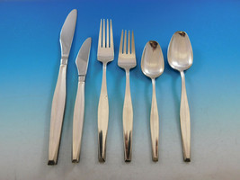 Classique by Gorham Sterling Silver Flatware Service For 8 Set 49 Pieces Modern - £2,281.08 GBP
