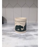 Glacier National Park Green Bear Coffee Cup, Vintage 1994 Mug - £11.44 GBP