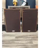 Vintage Pair of Electro Voice EV FR12-2 Loud Speakers Full Range Walnut ... - $292.05