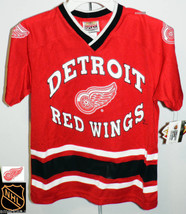 DETROIT RED WINGS FREE SHIPPING HOCKEY JERSEY NHL YOUTH BOYS NEW SMALL - $24.52