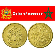 Moroccan Currency Money Old Morocco Coins 10 Coins From (10 Santimat) - $7.91