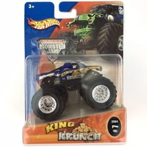 Hot Wheels Monster Jam Monster Truck King Krunch #7 Blue 2004 Diecast 1/... - $38.69