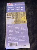 AAA State Series North Carolina South Carolina Map 11/05-2/07 - £6.88 GBP