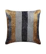 Silver 16&quot;x16&quot; Pillow Cover, Silk, Abstract, Glitz And Glitter - £48.25 GBP+