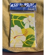 (10) Hibiscus Bui Yellow Flower Great Lines Hawaii Note Cards with Envel... - $4.38 CAD