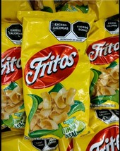 10X Fritos Corn Chips Lime And Salt  ( Sabritas Limon Y Sal ) 10 Bolsas ... - $28.70