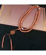 Tibetan natural sandalwood Meditation 108 Prayer Beads Mala  - £17.22 GBP