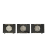 1962 Seattle Worlds Fair Official Space Age US Mint Silver Medal Lot of 3 - $185.59 CAD