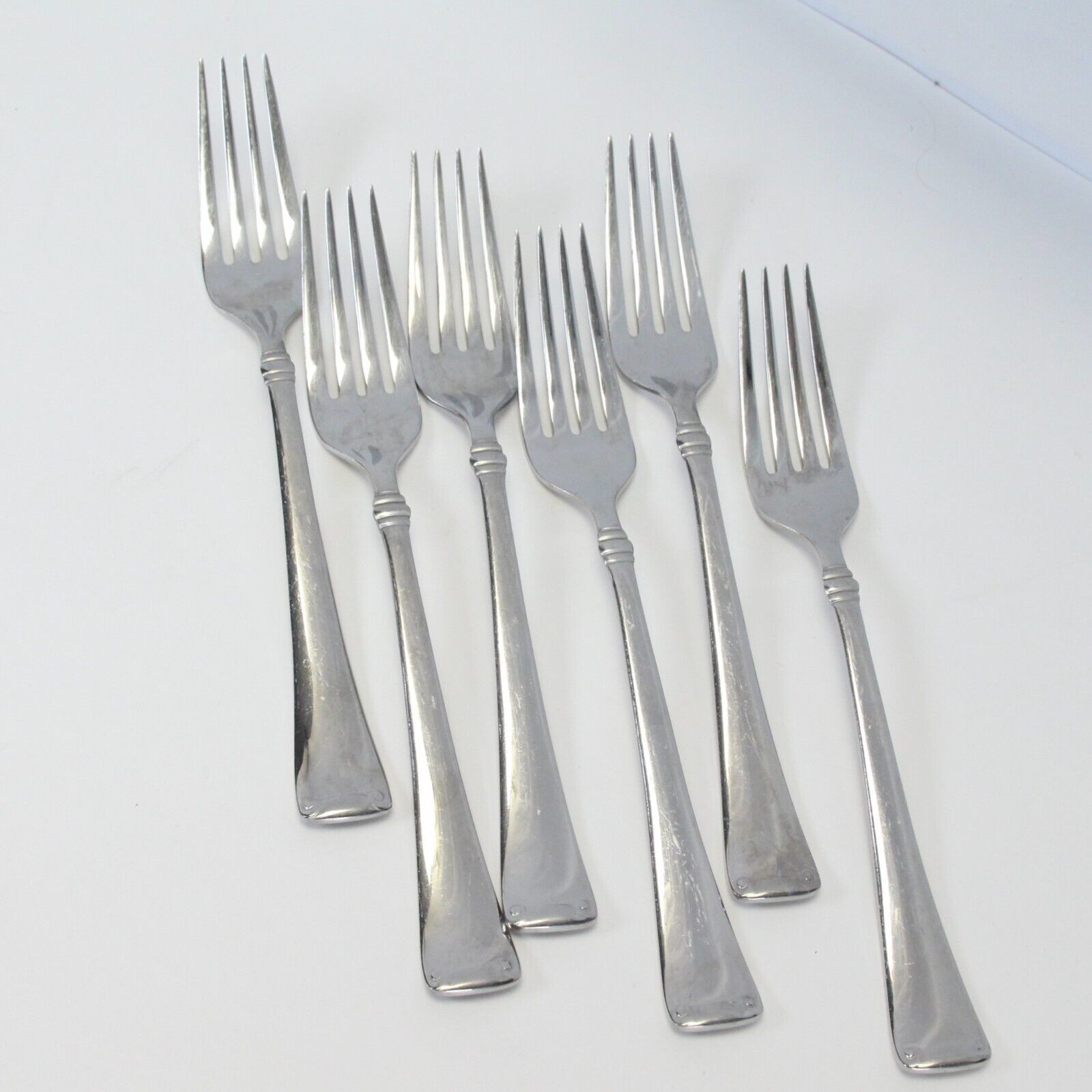 Zwilling J A Henckels Angelico Dinner Forks 7-3/4&quot; Stainless Lot of 6  1... - $26.45