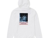 Supreme x The North Face TNF &quot;Statue of Liberty&quot; FW19 White Hoodie - Siz... - £237.88 GBP