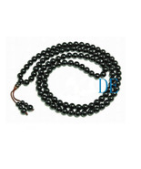 33&quot; Tibetan Natural Black Onyx Prayer Beads Mala - £15.65 GBP