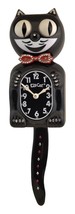 Limited Edition Black Tail Kit-Cat Klock Kite Swarovski Crystals Jeweled Clock  - $139.95