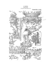 Harry Houdini Diver&#39;s Suit Patent Print - White - $7.95+