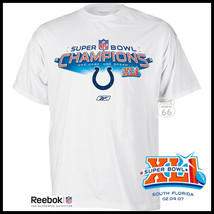 Indianapolis Colts Free Shipping Super Bowl Xli Locker Room Champions Shirt Xxl - £16.22 GBP