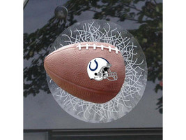 INDIANAPOLIS COLTS NFL Shatter FootBall AUTO CAR WINDOW CLING Decal - £10.98 GBP