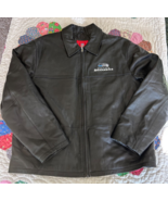 Seattle Seahawks G III apparel Jacket black leather LARGE full zip NFL - €38,81 EUR