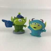 Disney Toy Story Space Alien Pixar Remix Sulley Monsters Inc 2pc Lot Figures PVC - $24.70