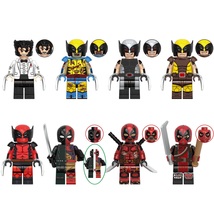 Deadpool   wolverine deadpool variant wolverine variant minifigures set lego compatible thumb200